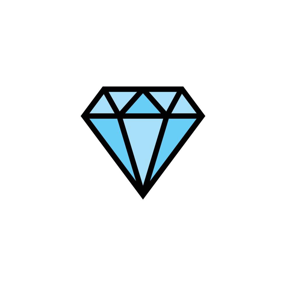 diamond icon design template vector