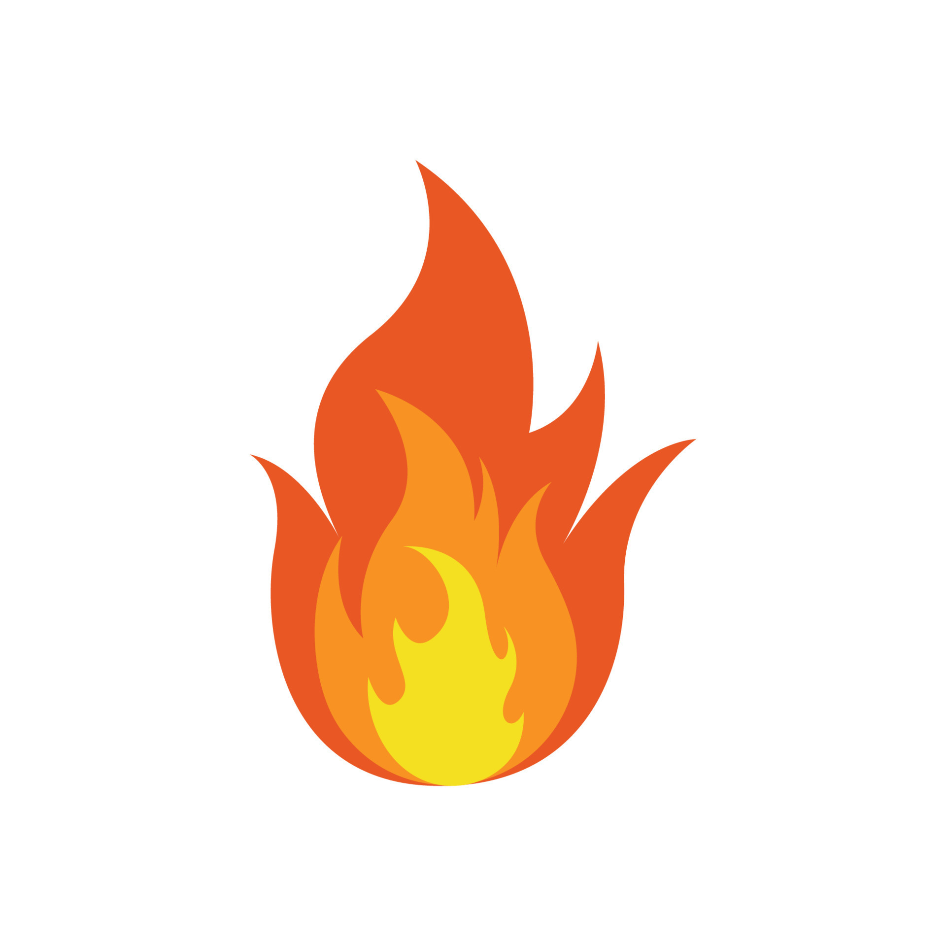 fire icon design template 7634509 Vector Art at Vecteezy