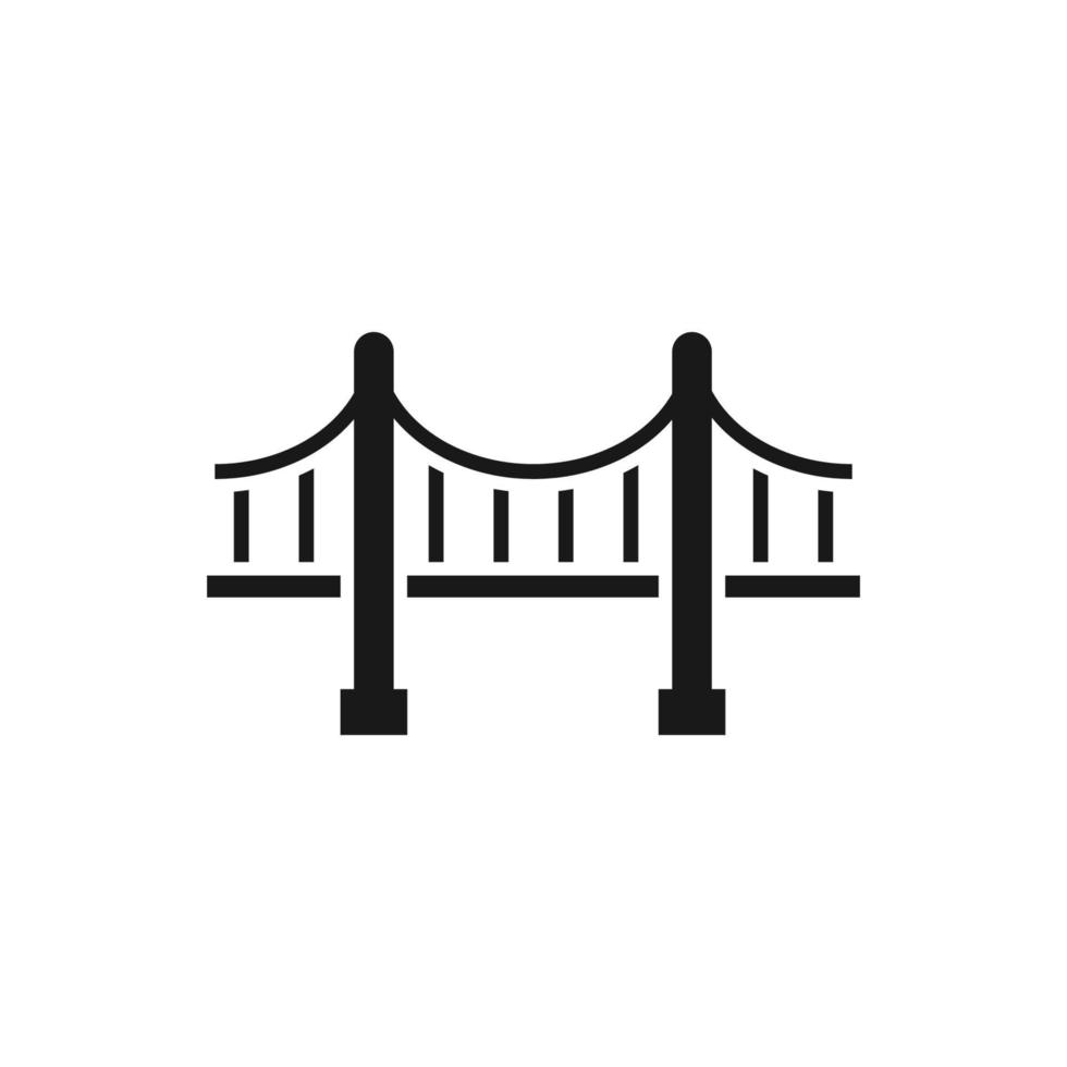 bridge logo icon design template vector