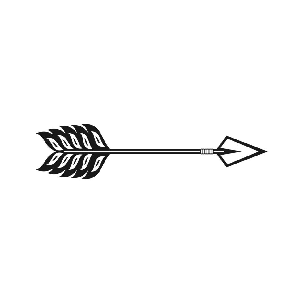 tribal arrow graphic design vector