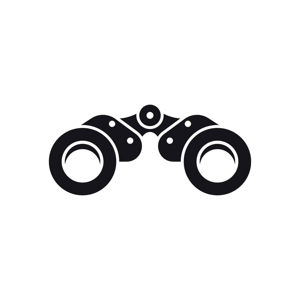 vector de plantilla de diseño de icono de binoculares