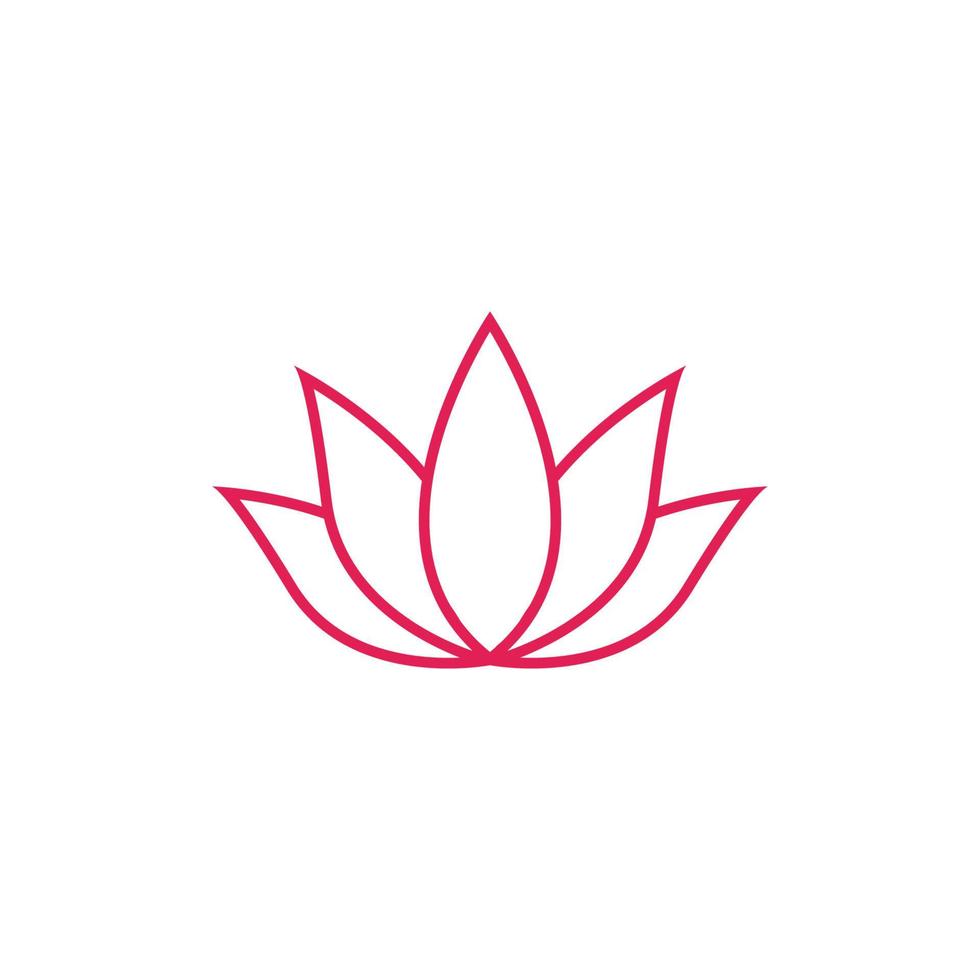 lotus logo icon design template vector