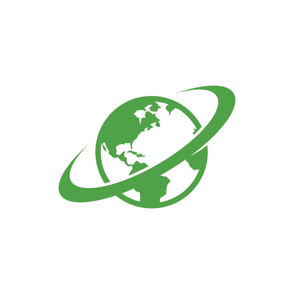planet logo icon design template vector
