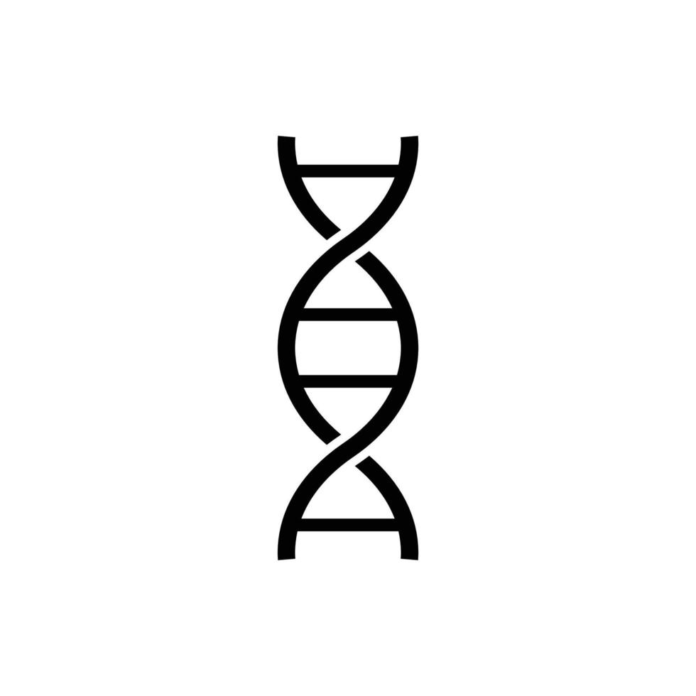 Dna icon design template vector