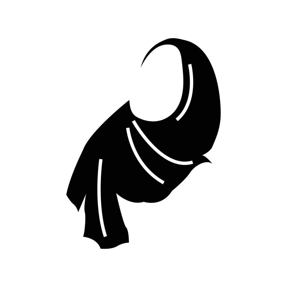 hijab icon design template vector