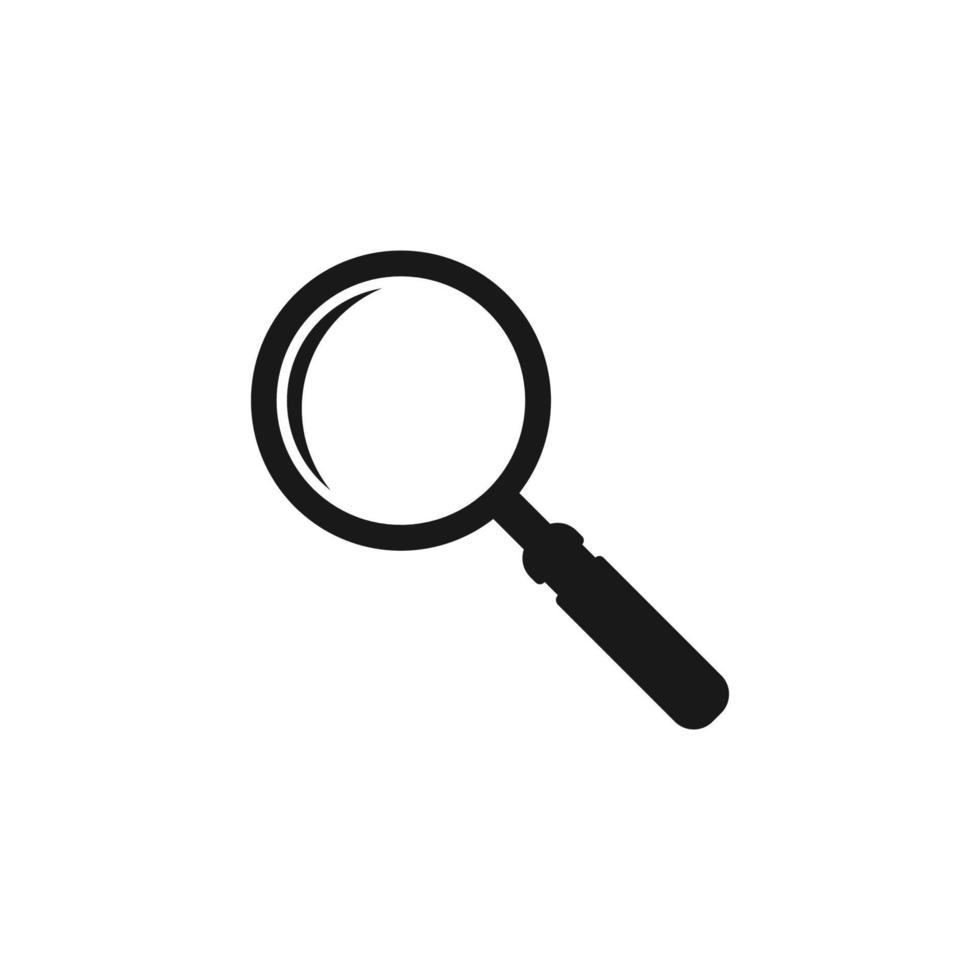 magnifying glass icon design template vector