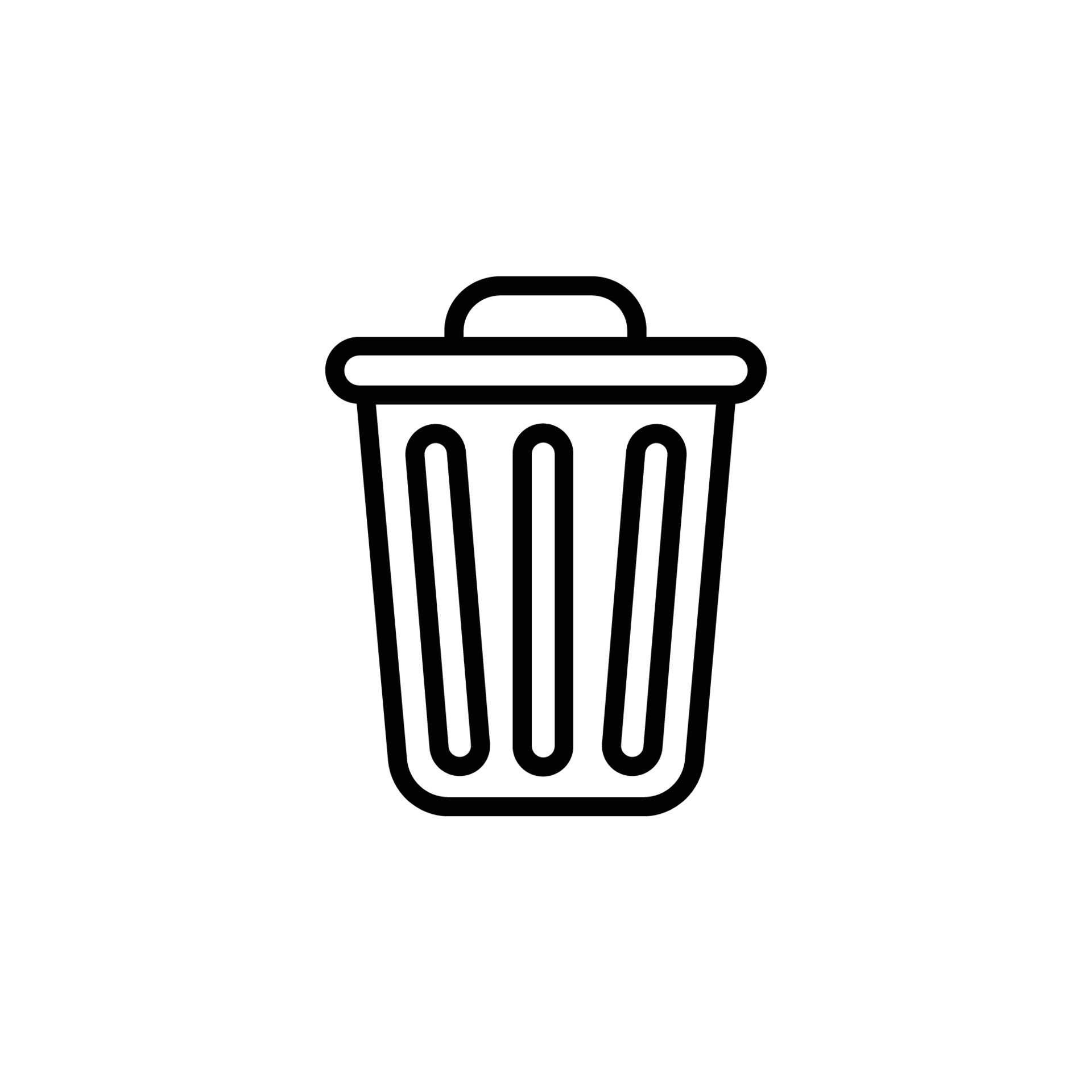 trash can icon design template 7634973 Vector Art at Vecteezy