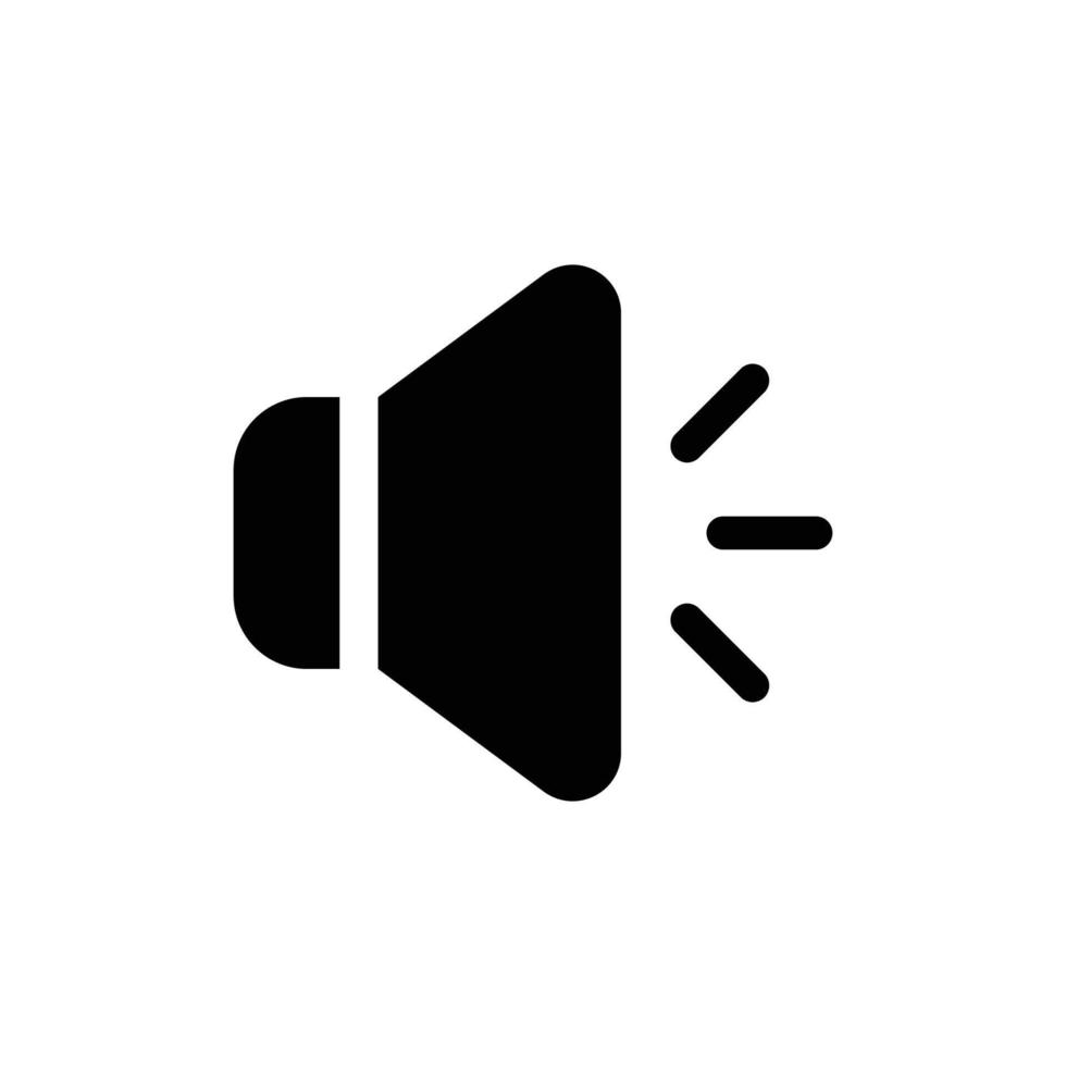 speaker icon design template vector