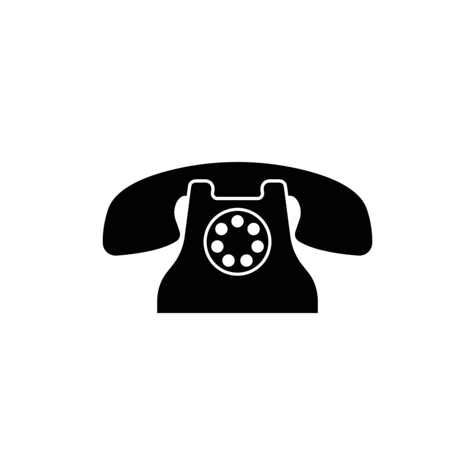 telephone icon design template vector