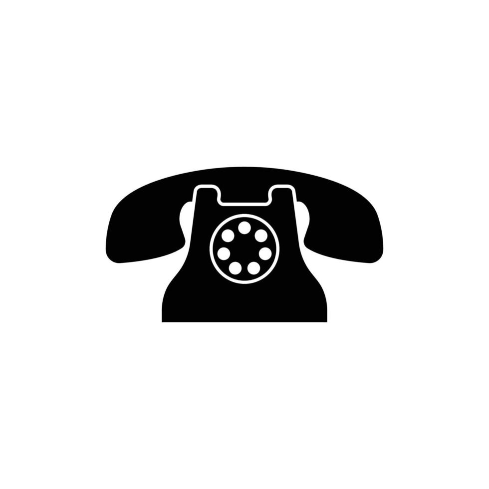 telephone icon design template vector