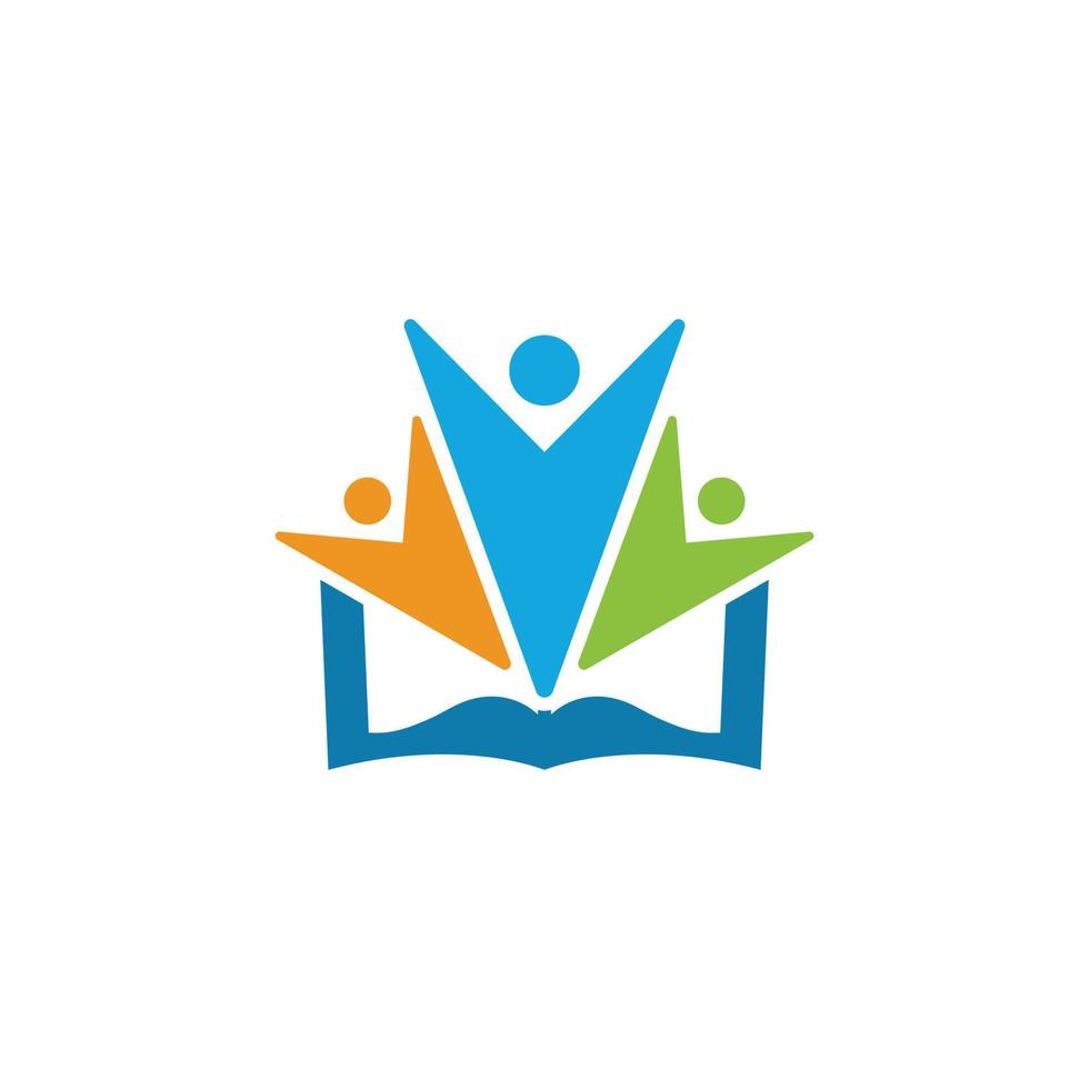 school logo design template vector