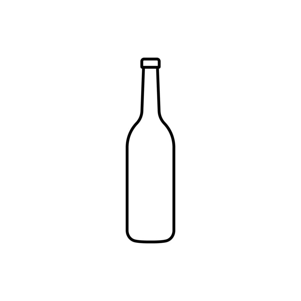 Bottle logo icon design template vector