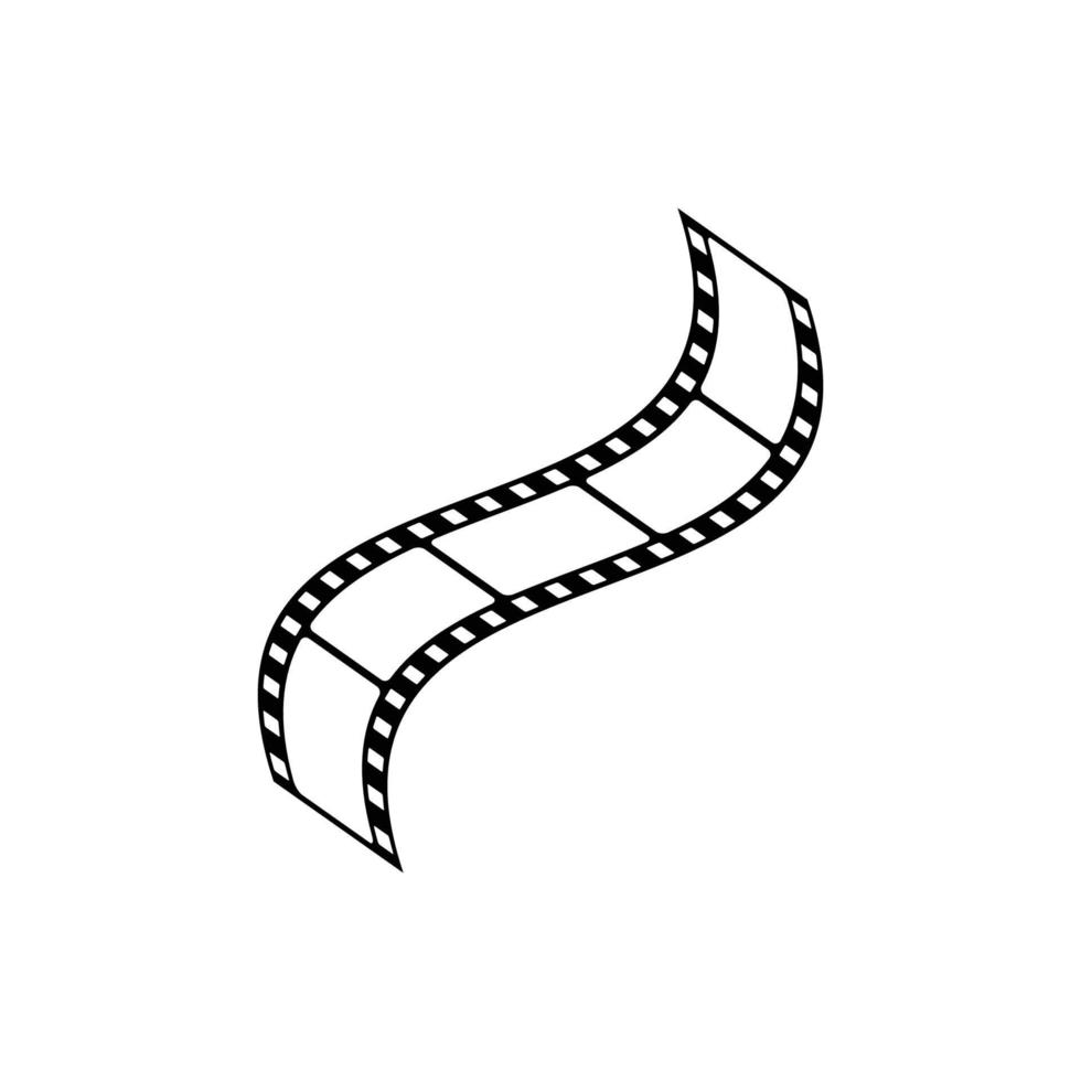 film strip icon design template vector