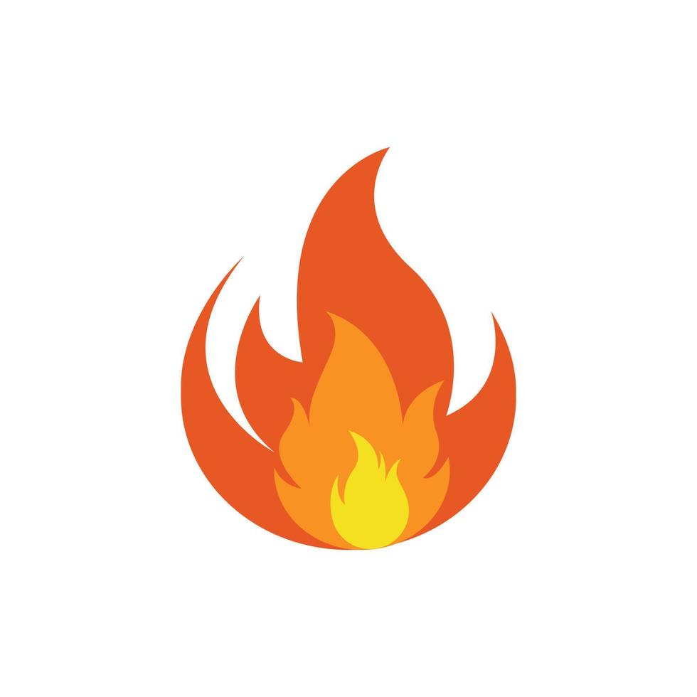 plantilla de diseño de icono de fuego vector