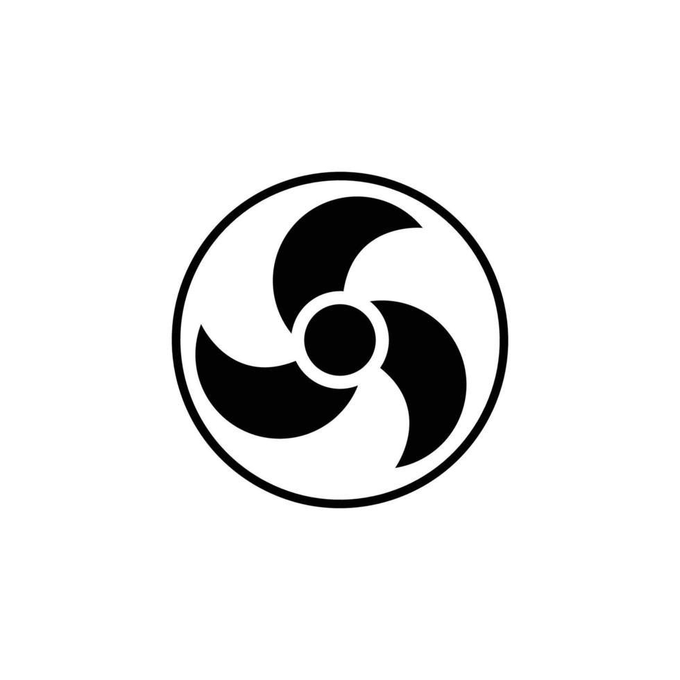 fan icon design template vector