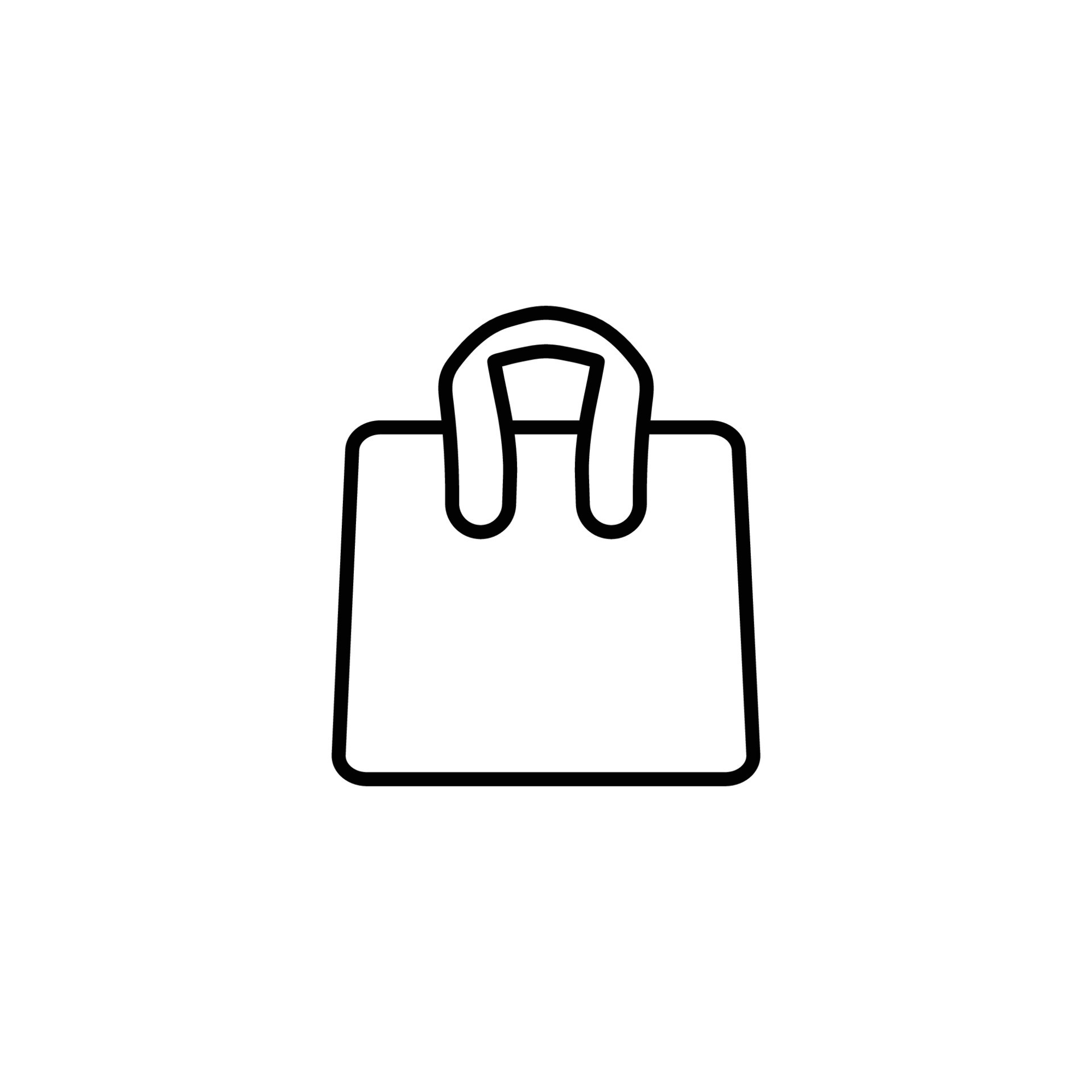 shopping bag icon design template 7635300 Vector Art at Vecteezy