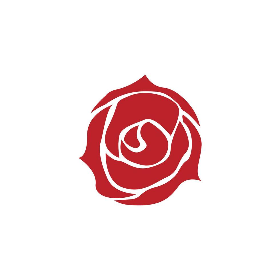 rose icon design template vector