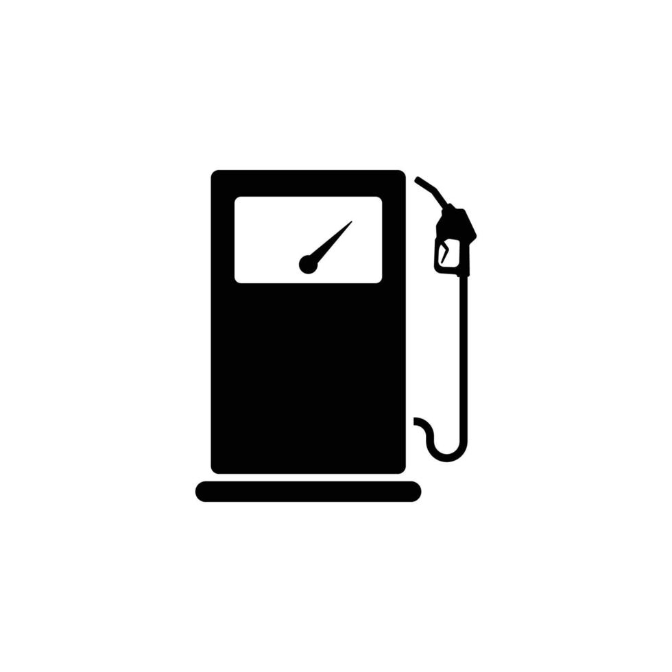 gas station icon design template vector