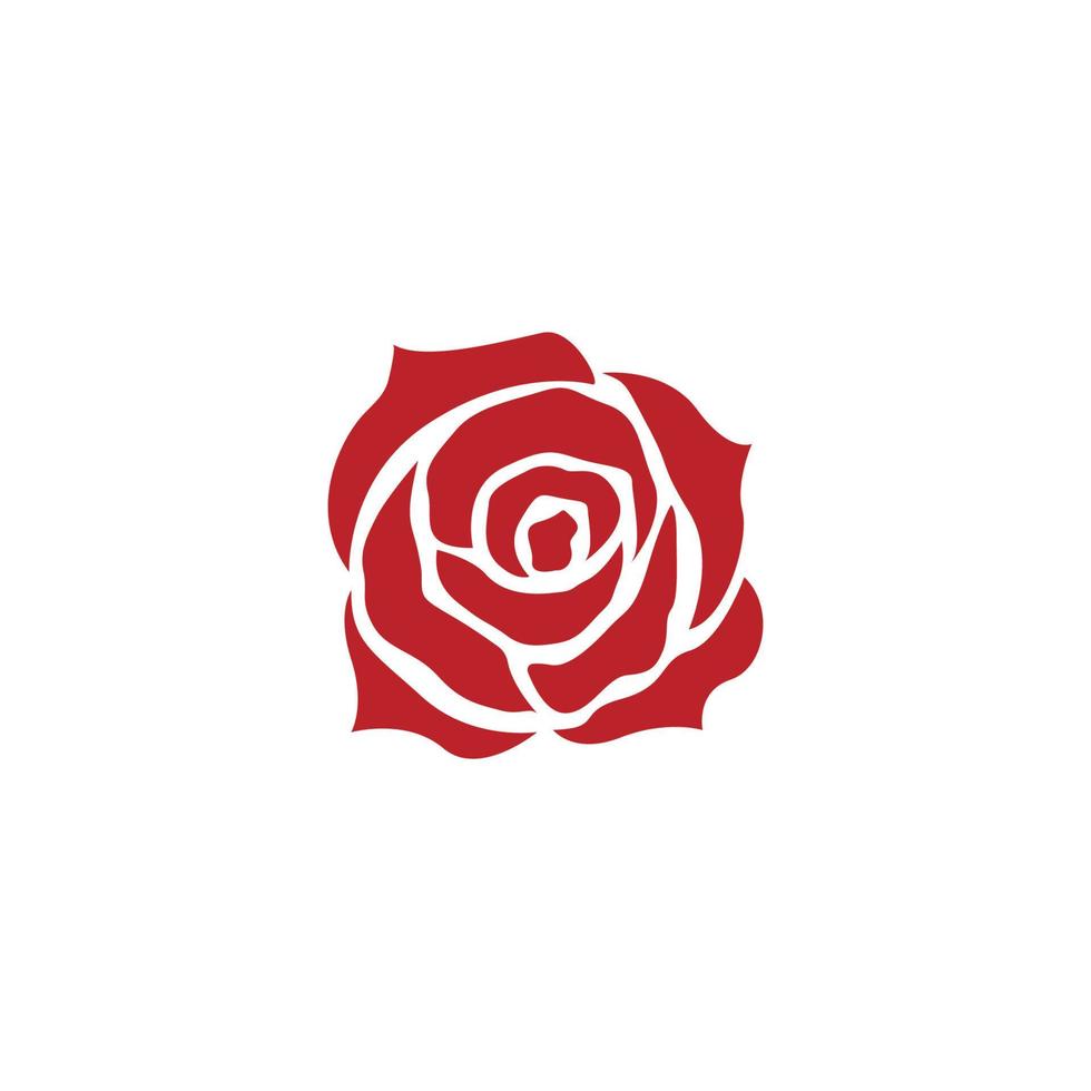 rose icon design template vector