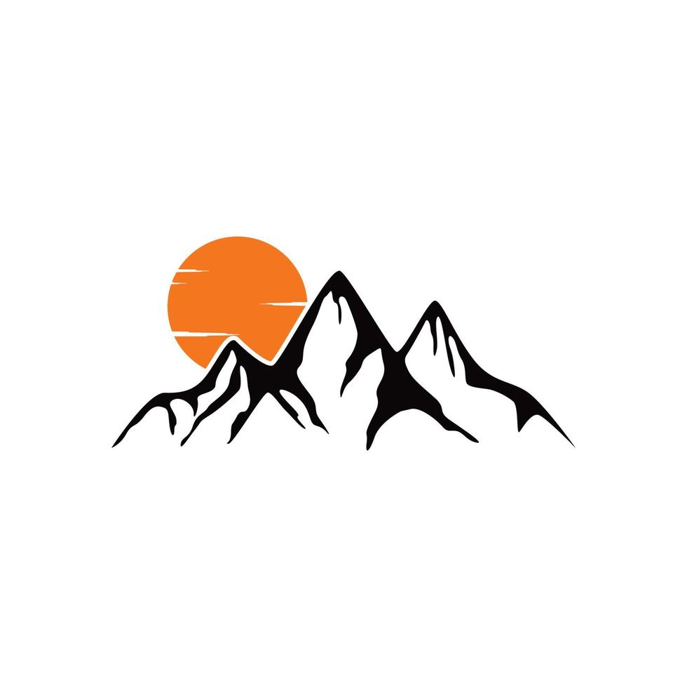 mountain logo icon design template vector