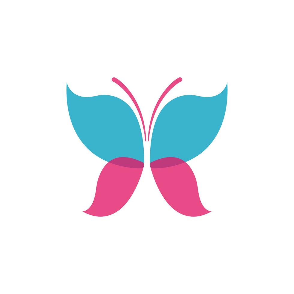 butterfly logo icon design template vector