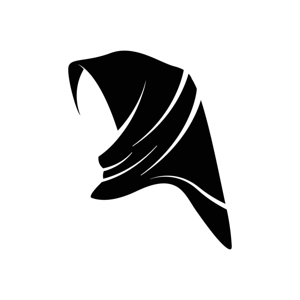 vector de plantilla de diseño de icono de logotipo hijab