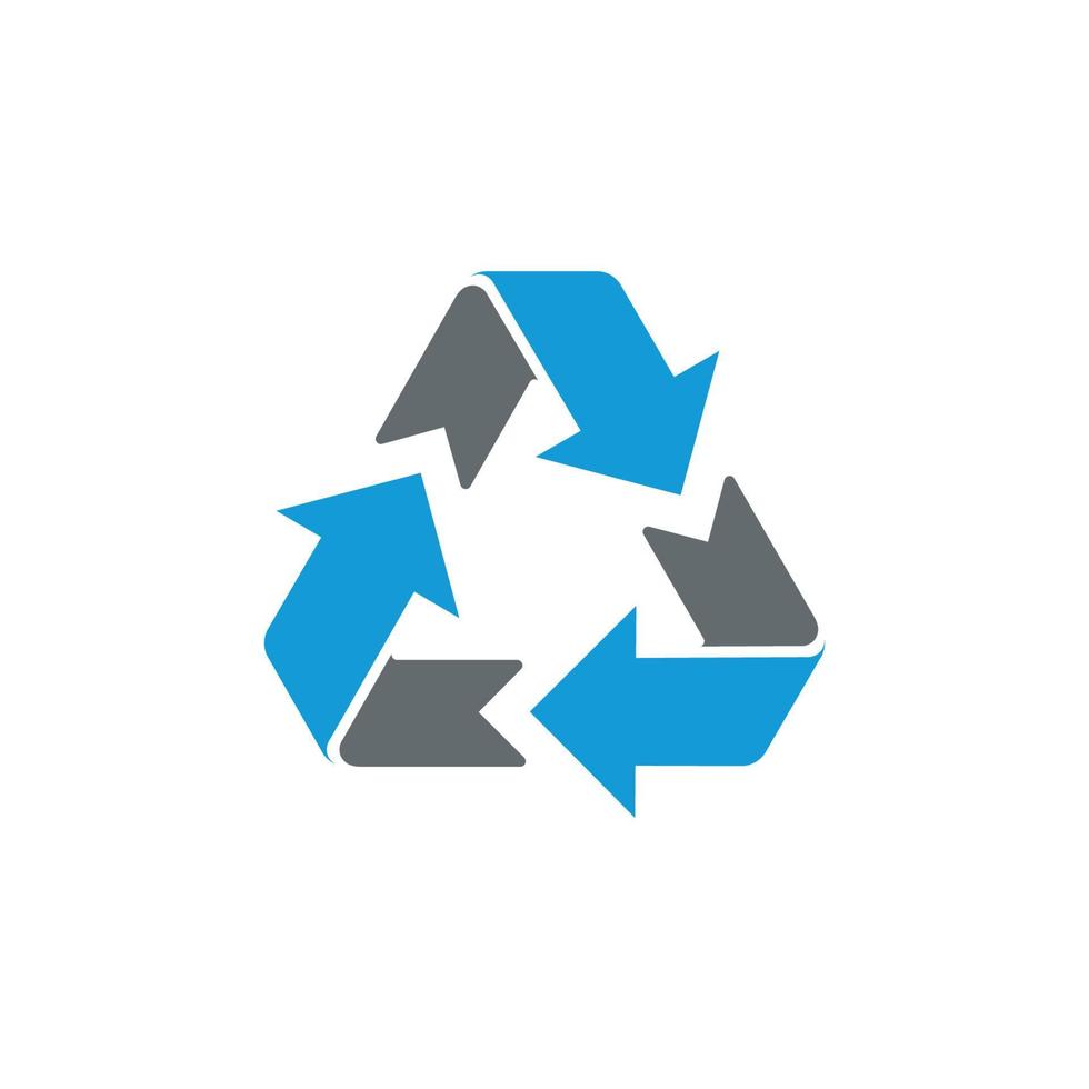 recycle logo icon design template vector