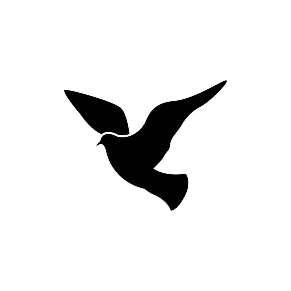 pájaro shilouette icono diseño vector