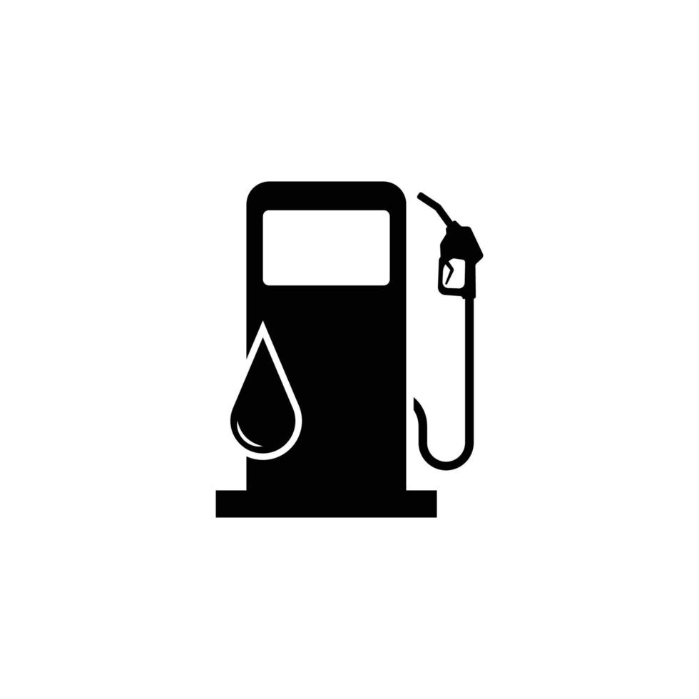 gas station icon design template vector