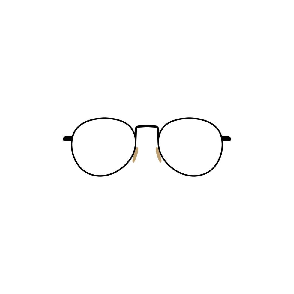 spectacles clipart design template vector