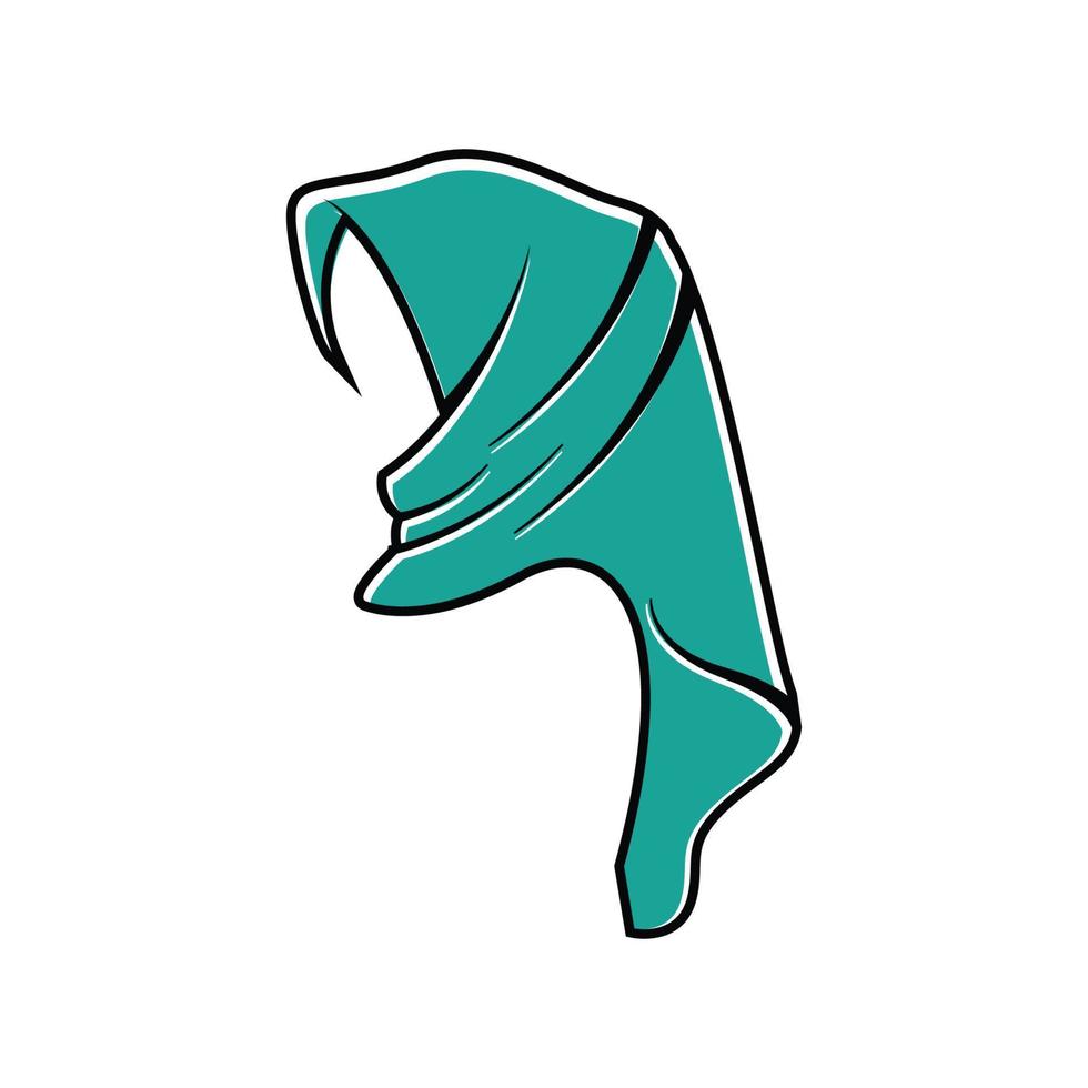 vector de plantilla de diseño de icono de logotipo hijab