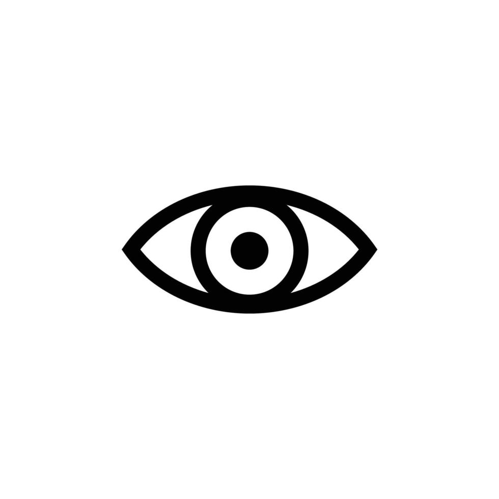 plantilla de diseño de icono de ojo vector