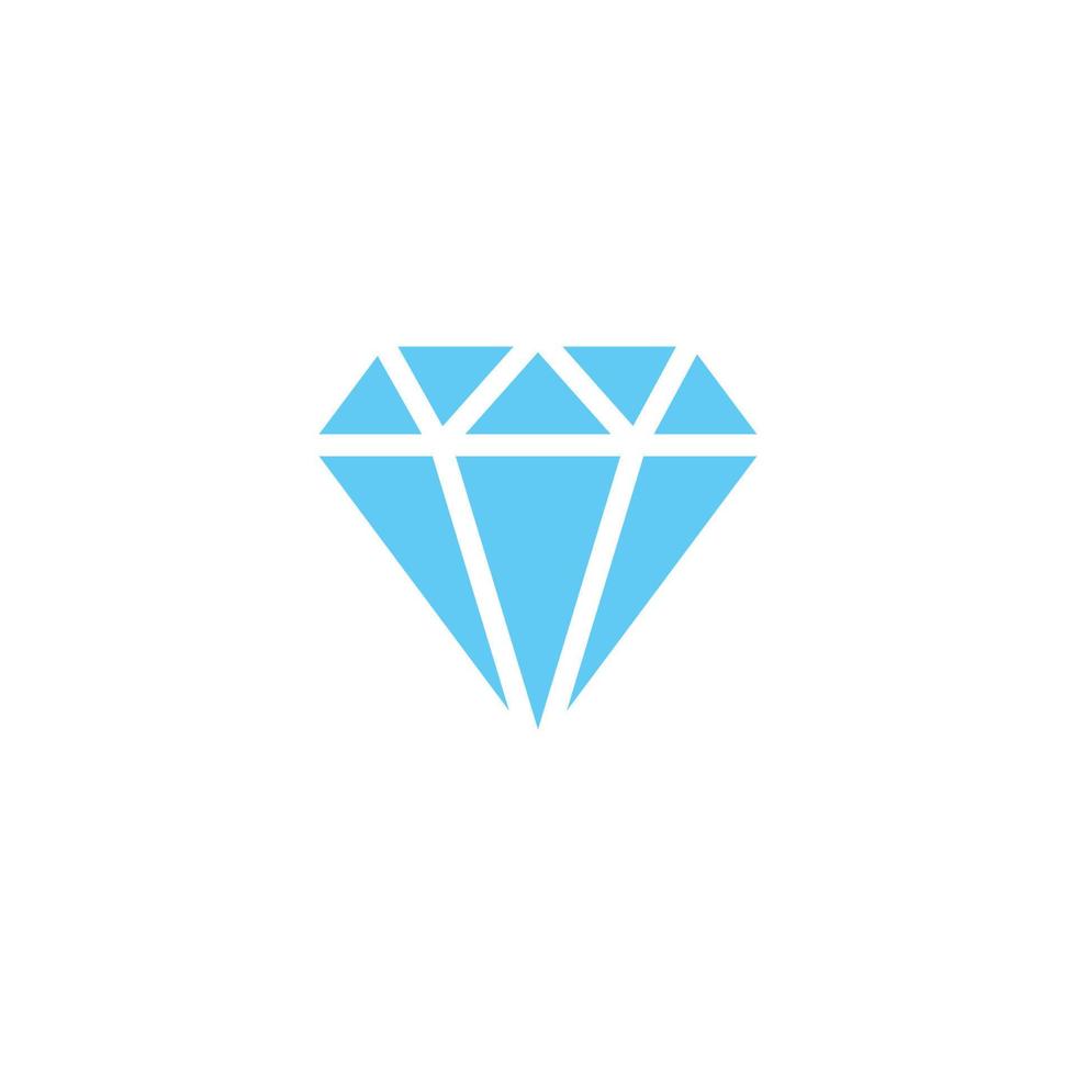 plantilla de diseño de icono de diamante vector