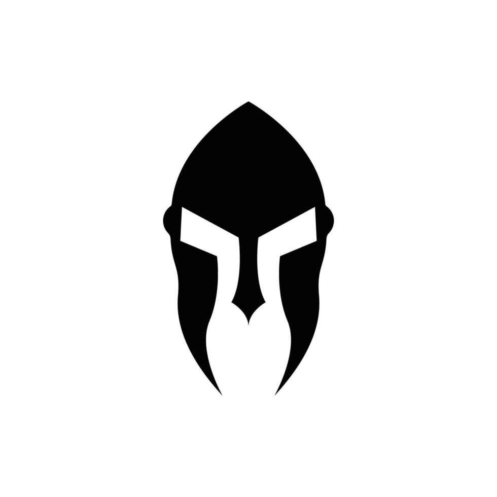 spartan helmet logo icon design template 7635621 Vector Art at Vecteezy