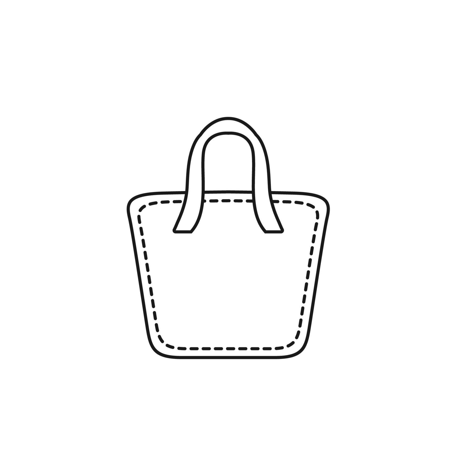 tote bag icon design template vector 7635626 Vector Art at Vecteezy