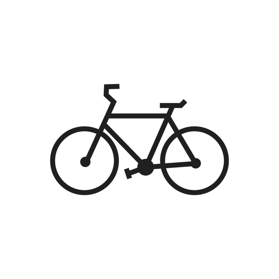 plantilla de diseño de icono de bicicleta vector