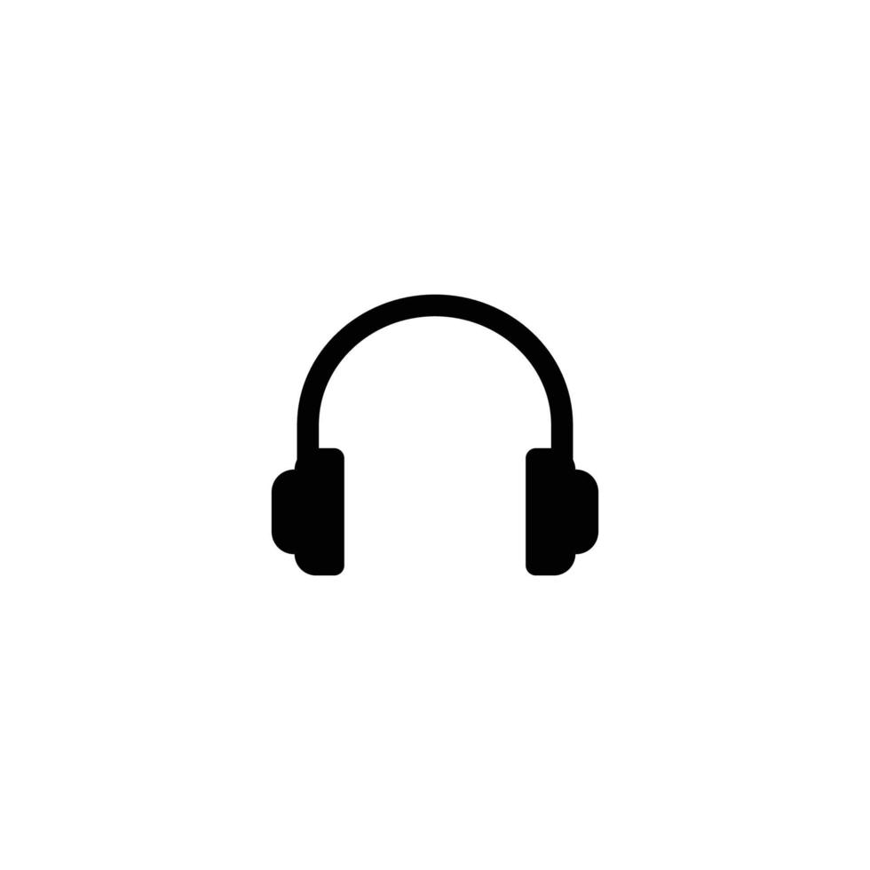 headphone icon design template vector