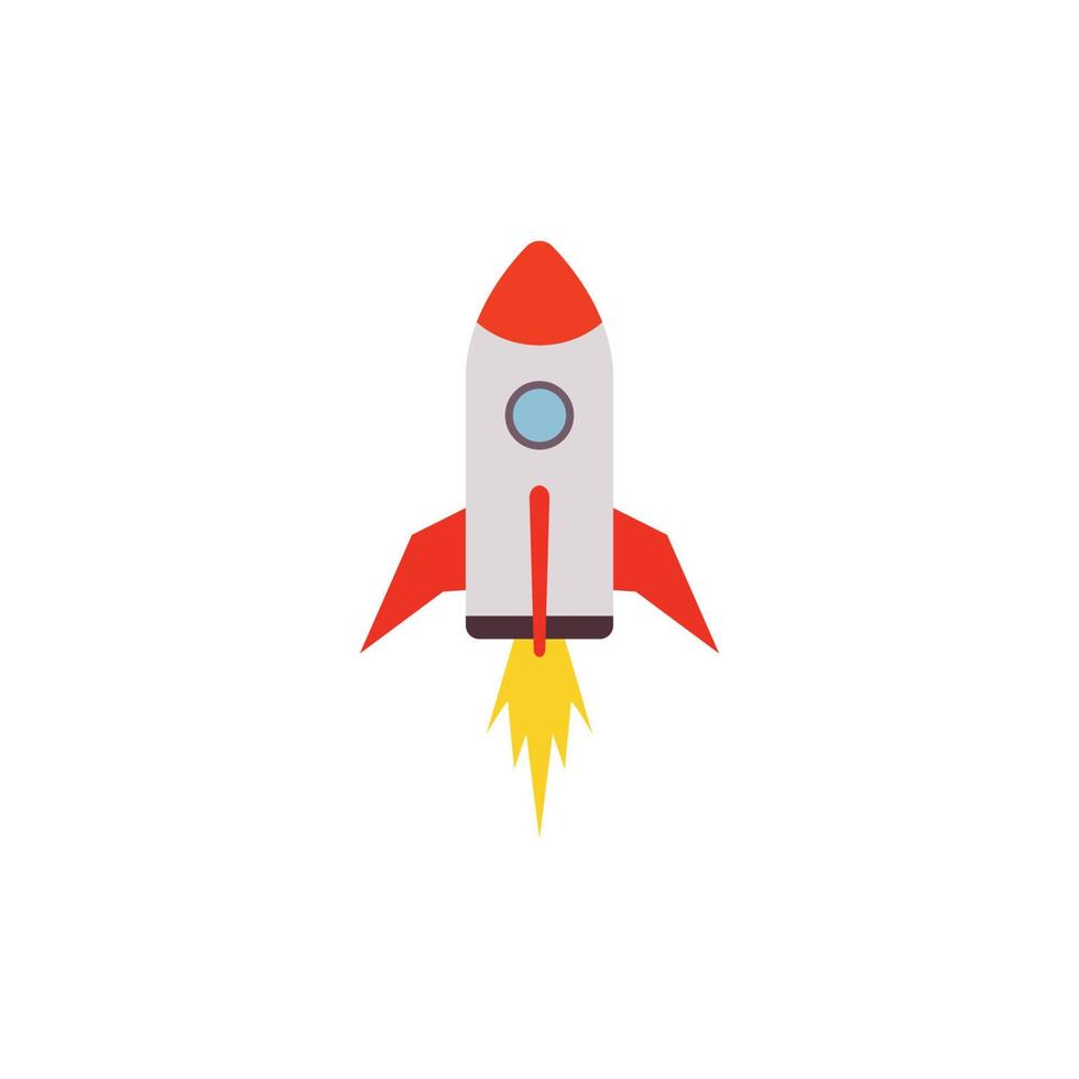 rocket icon design template vector