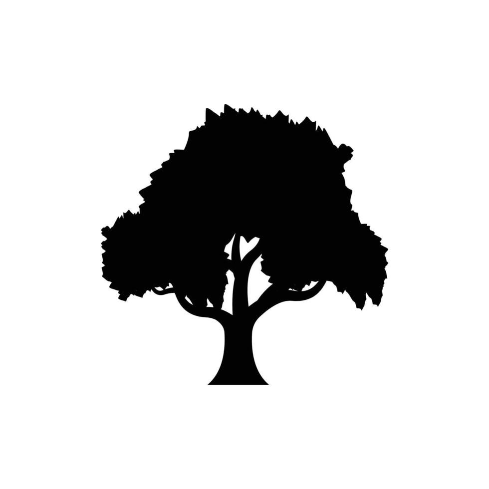 vector de plantilla de diseño de icono de logotipo de árbol