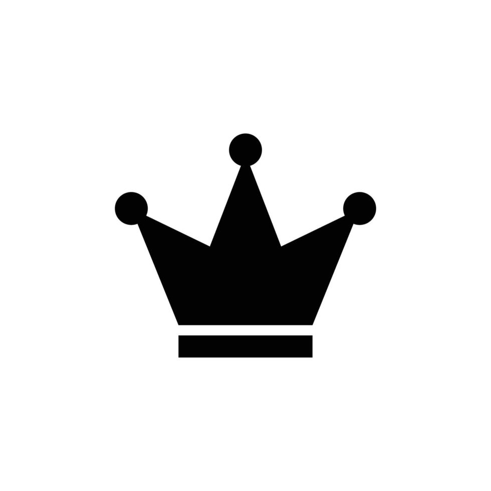 plantilla de diseño de icono de corona vector