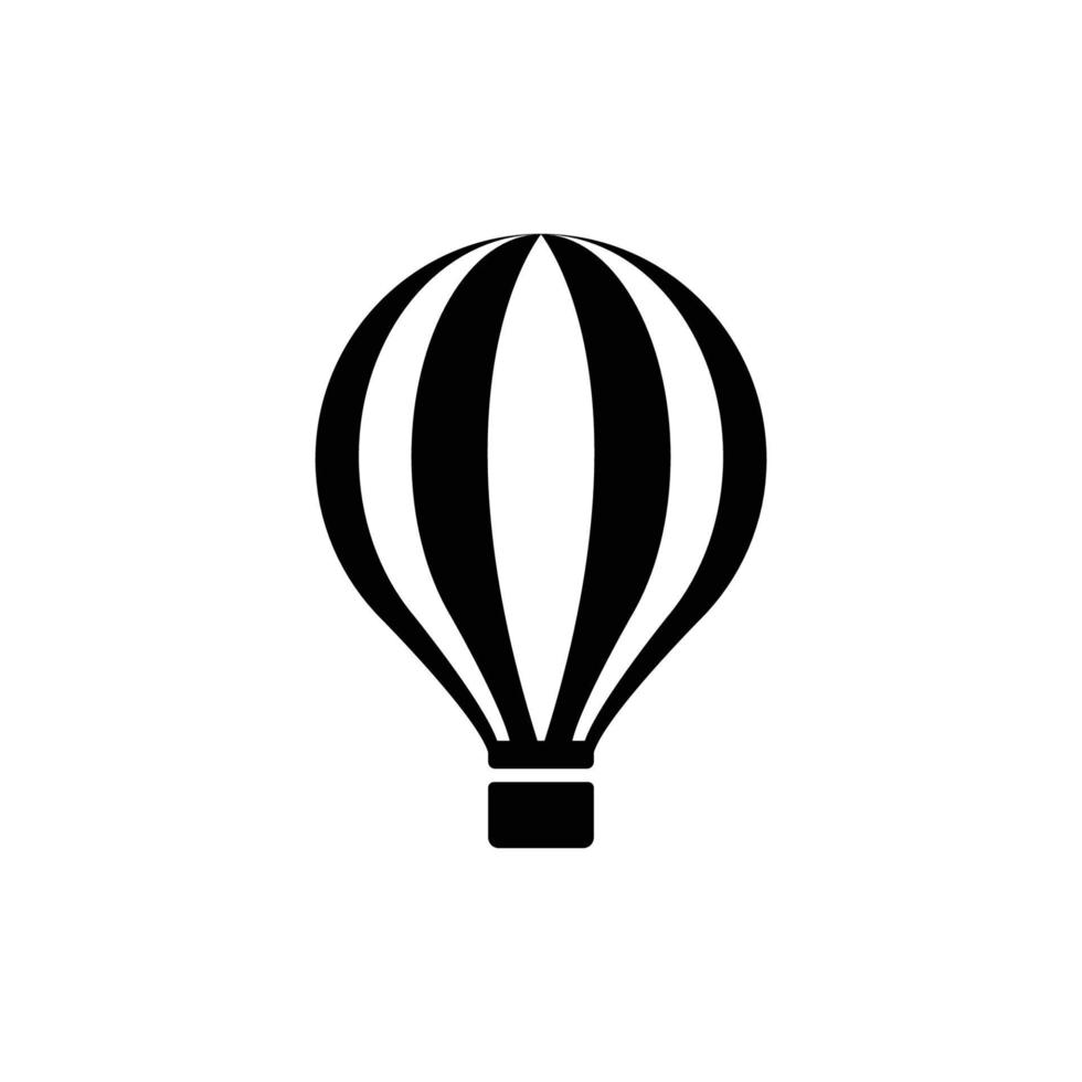 air balloon icon design template vector