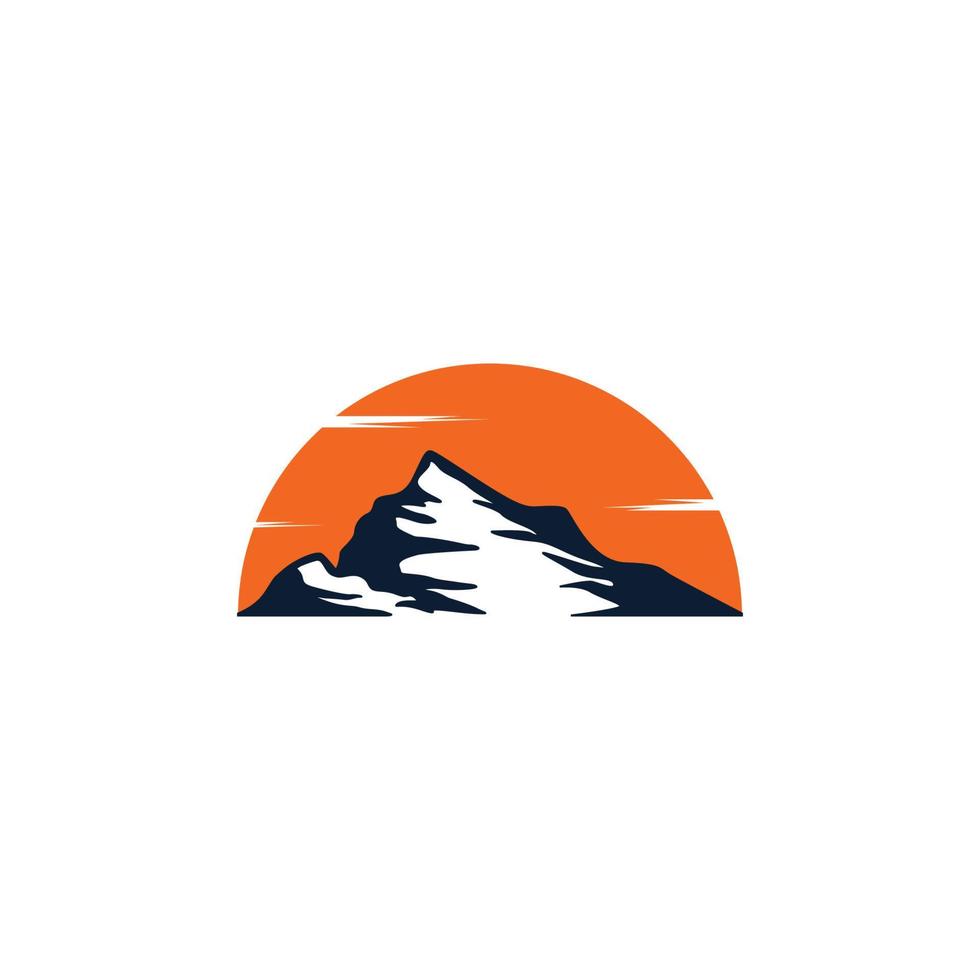 mountain logo icon design template vector