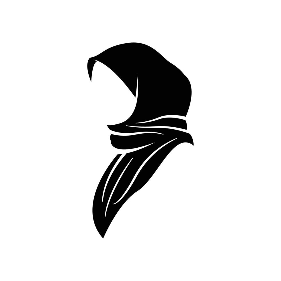 hijab logo icon design template vector