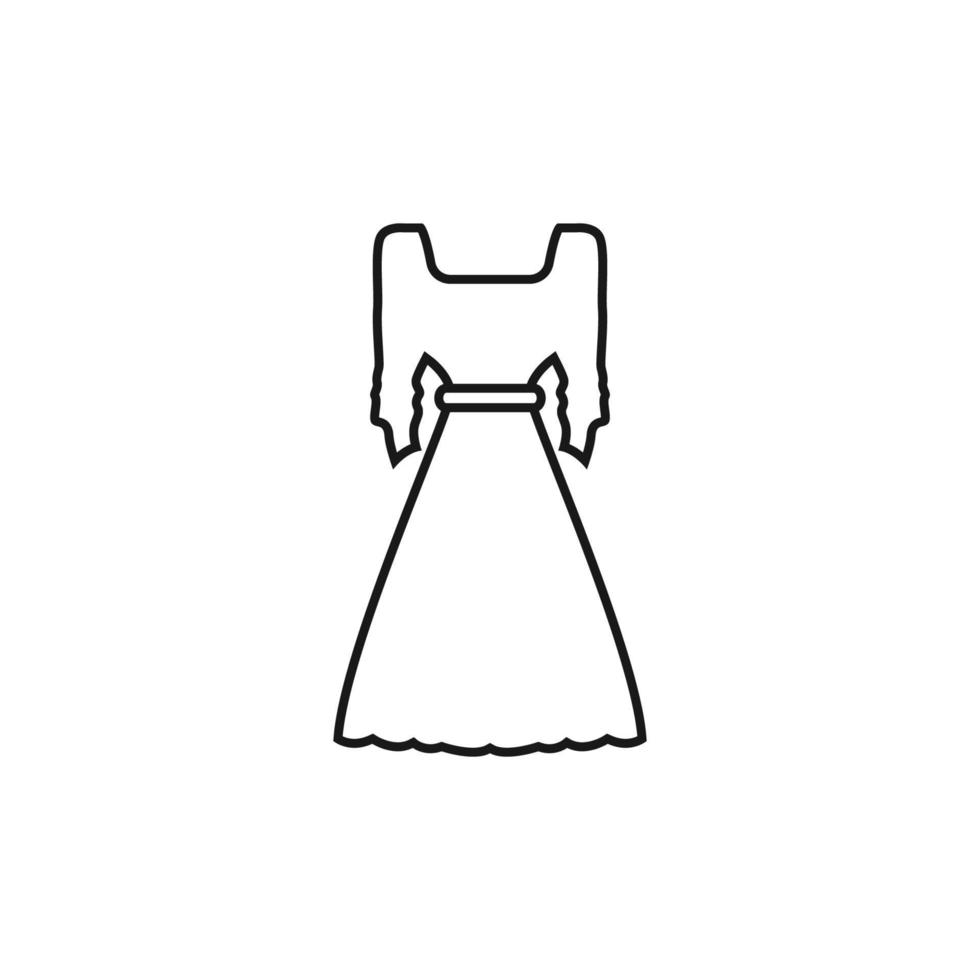 dress icon design template vector