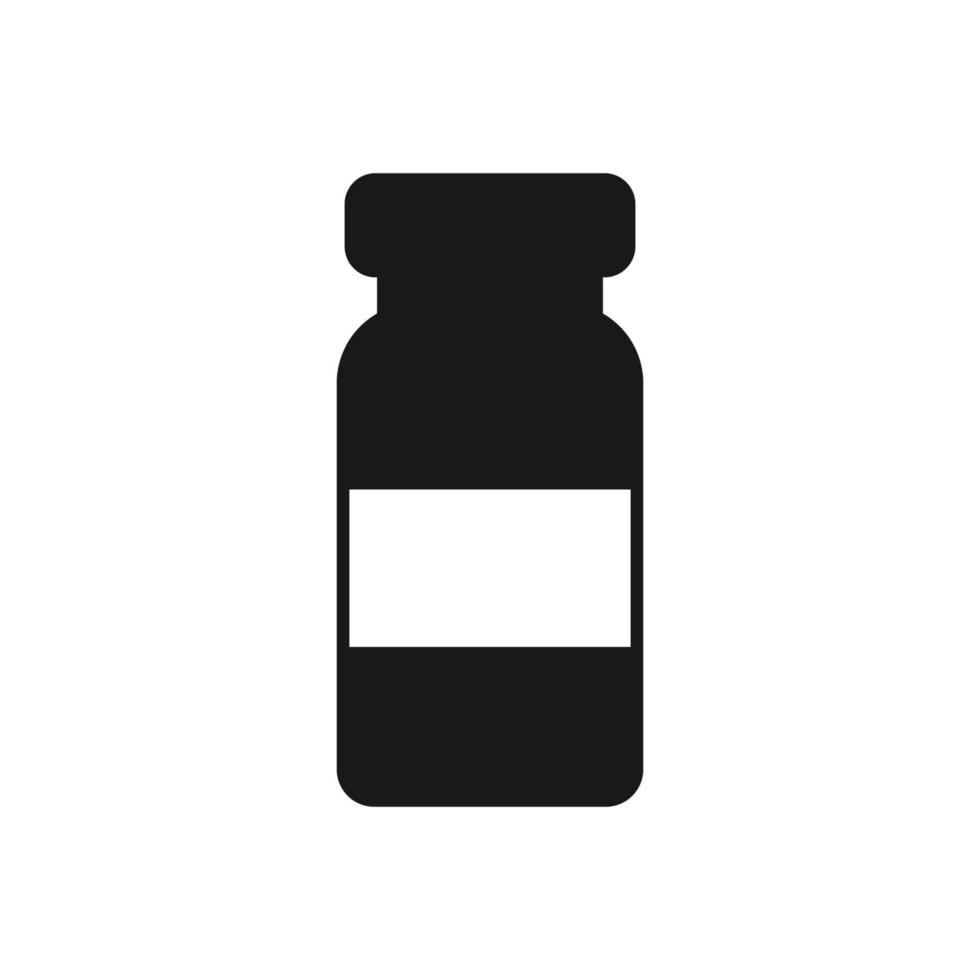 vial icon design template vector