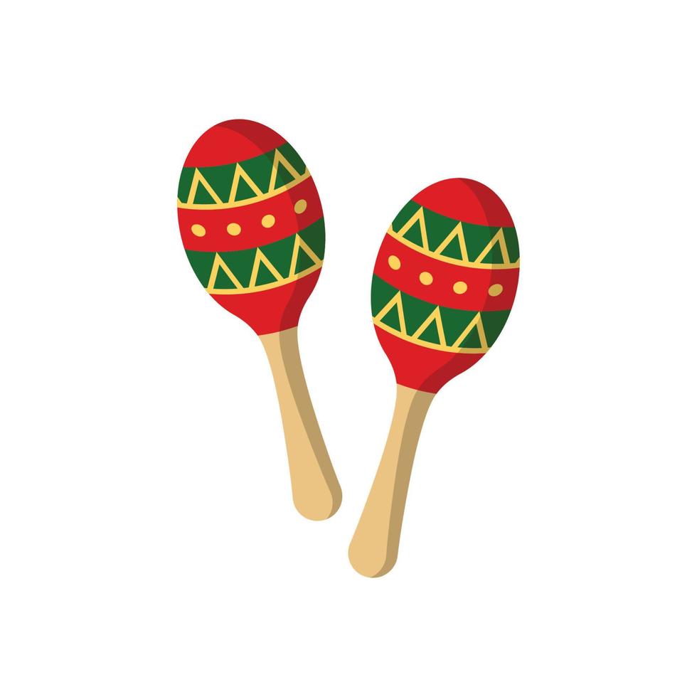 vector de plantilla de diseño gráfico de maracas