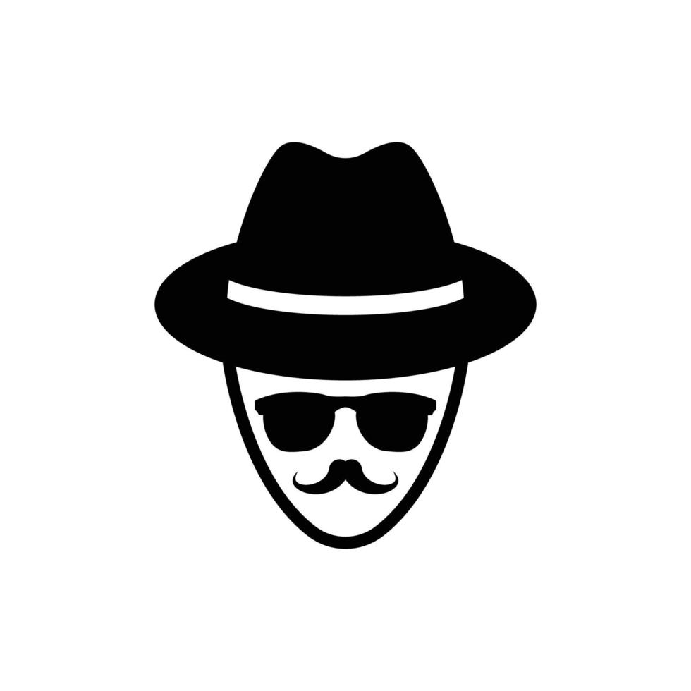 spy logo icon design vector