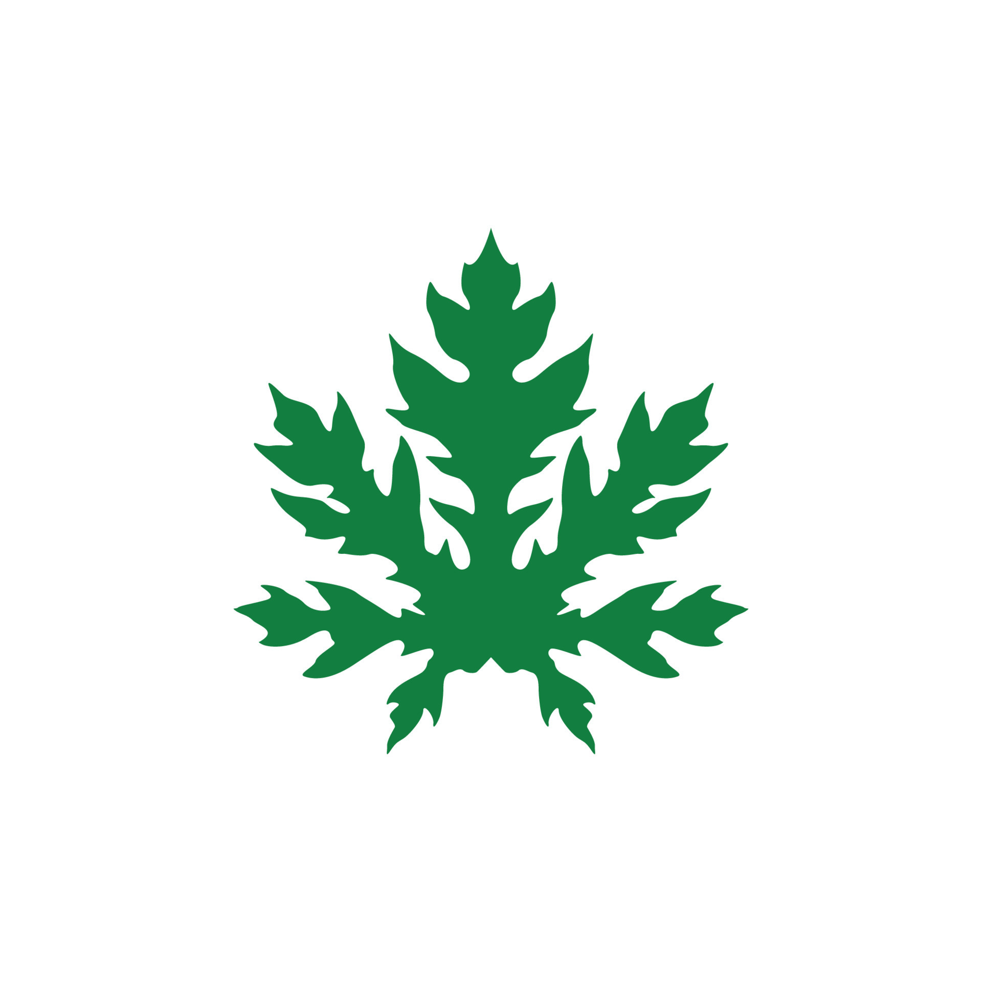 papaya leaf graphic design template vector 7635931 Vector Art at Vecteezy