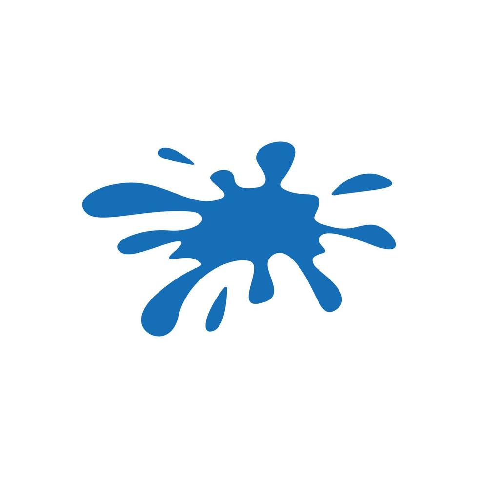 plantilla de diseño de icono de logotipo de salpicaduras de pintura vector