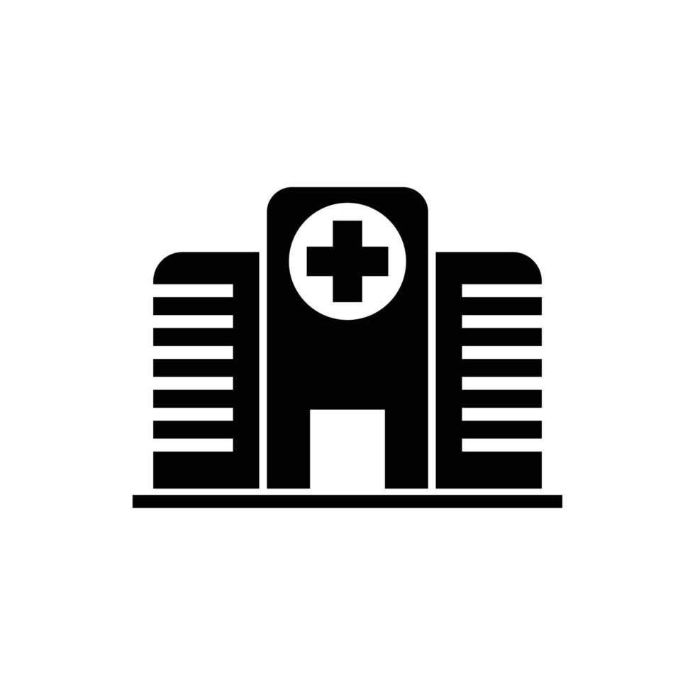 vector de plantilla de diseño de icono de hospital